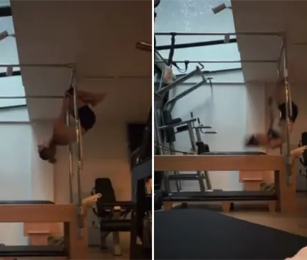 Hospitalizan a Anah&iacute; tras sufrir fuerte ca&iacute;da mientras hac&iacute;a pilates a&eacute;reo