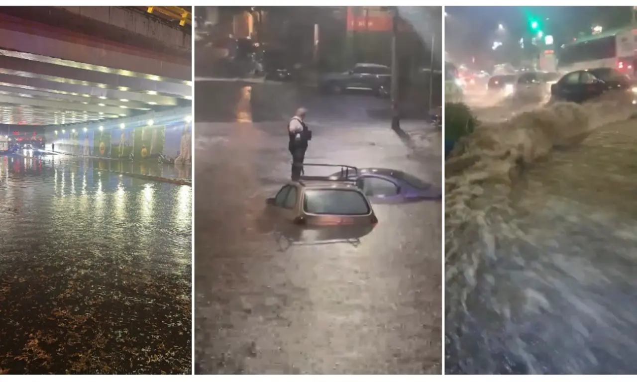 CAOS POR LLUVIAS en CDMX: se desborda presa Becerra, Periférico queda bajo el agua y activan Alerta Roja 