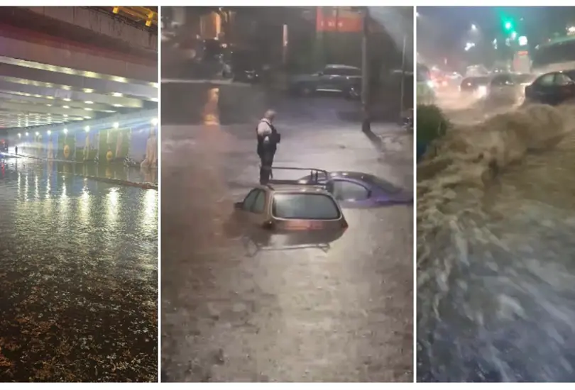 CAOS POR LLUVIAS en CDMX: se desborda presa Becerra, Perif&eacute;rico queda bajo el agua y activan Alerta Roja