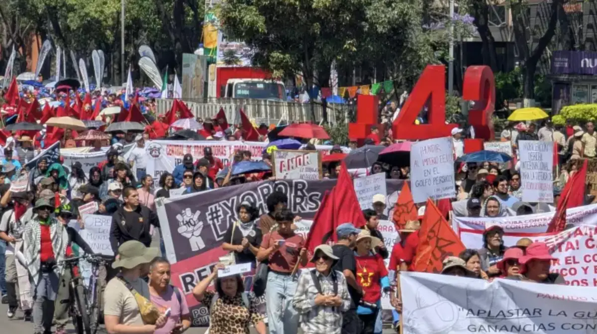  Megamarcha de la CNTE: esta será la ruta de la movilización en CDMX. 