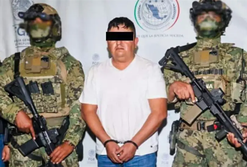 Audias Flores Silva, alias "El Jardinero", fue detenido por la Marina el pasado 27 de abril. 