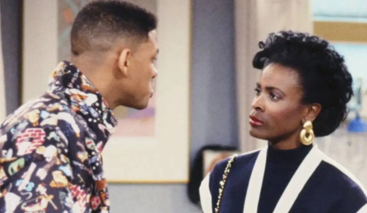 Janet Hubert y Will Smith en 'El príncipe del rap'