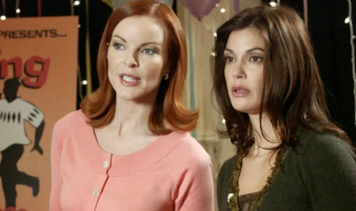 Teri Hatcher y Marcia Cross en 'Esposas desesperadas'