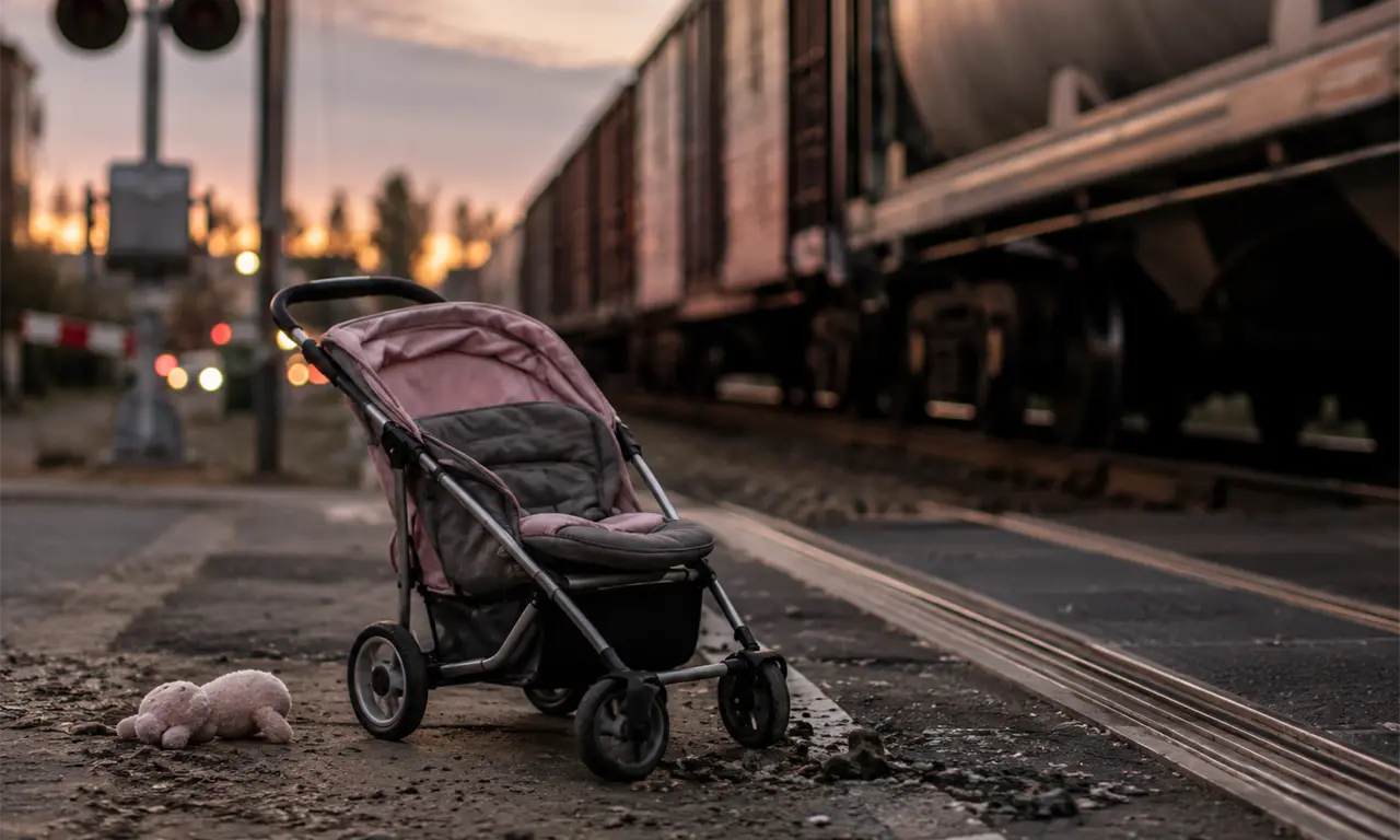  Identifican a Niña que murió arrollada por tren en Saltillo; carriola quedó atorada en las vías 