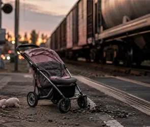 Identifican a Ni&ntilde;a que muri&oacute; arrollada por tren en Saltillo; carriola qued&oacute; atorada en las v&iacute;as