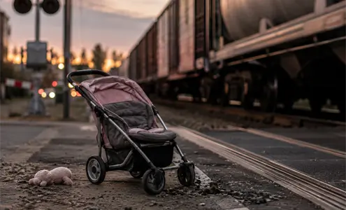Identifican a Ni&ntilde;a que muri&oacute; arrollada por tren en Saltillo; carriola qued&oacute; atorada en las v&iacute;as
