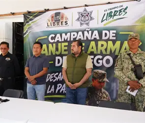 Puebla refuerza estrategia de seguridad con la campa&ntilde;a "S&iacute; al Desarme, S&iacute; a la Paz"