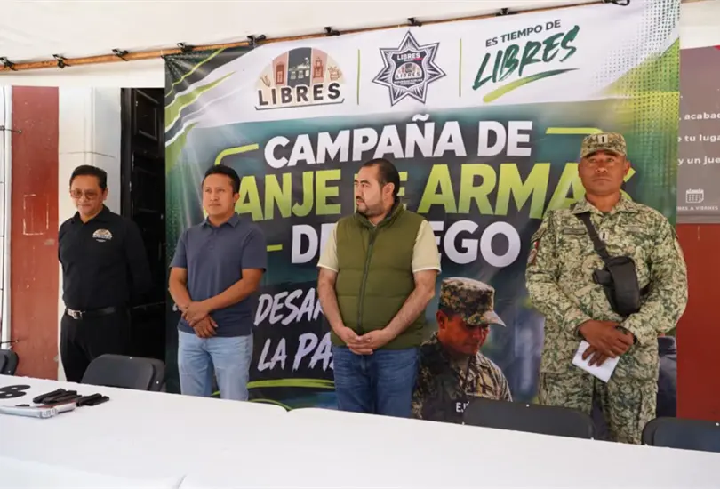 Libres se sum&oacute; a la campa&ntilde;a "S&iacute; al Desarme, S&iacute; a la Paz" para retirar armas de circulaci&oacute;n.
