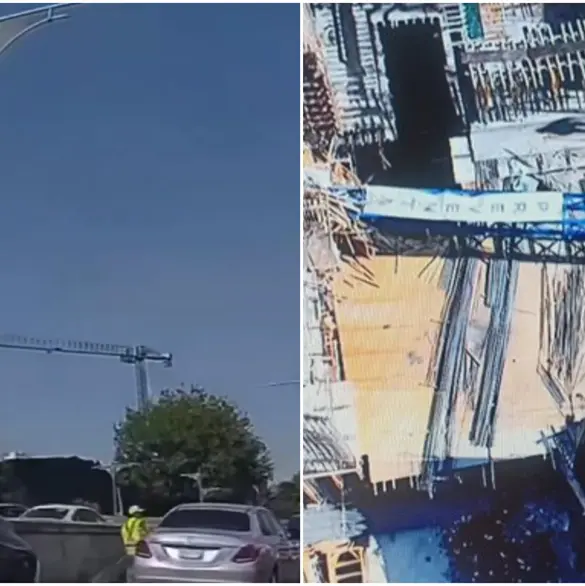 Captan momento exacto en que gr&uacute;a colaps&oacute; en la Roma Sur; esto se sabe de los lesionados 