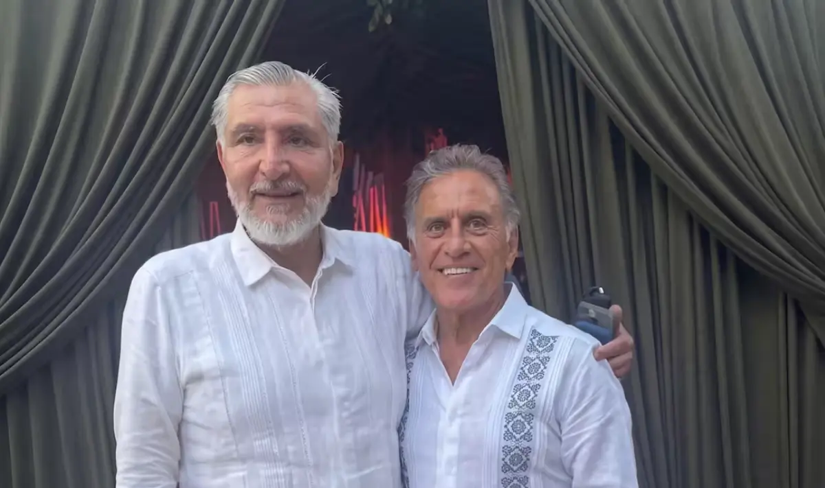  Captan al senador Adán Augusto de fiesta con los Yunes en Veracruz, en medio de la crisis interna de Morena 