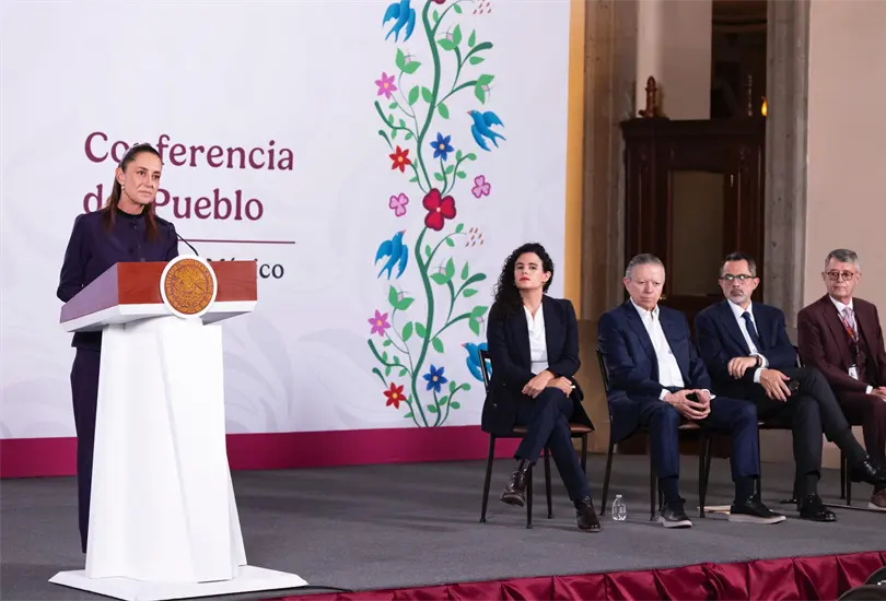 Claudia Sheinbaum, presidenta de M&eacute;xico.
