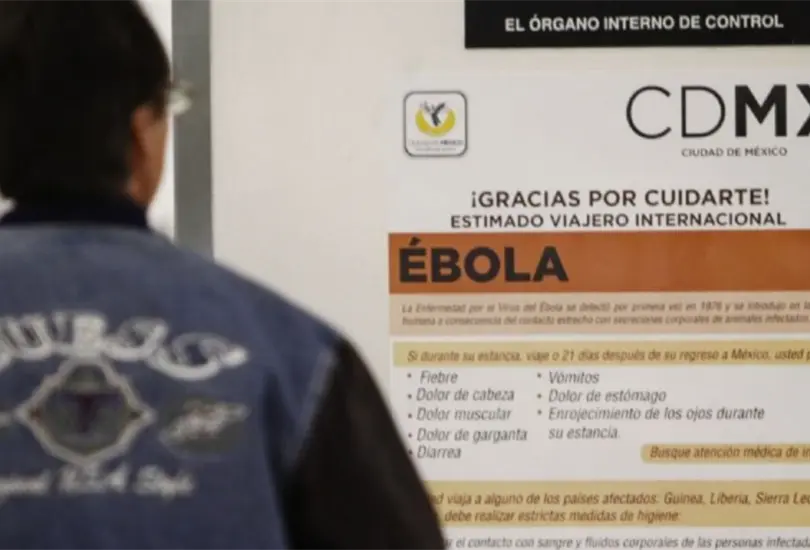 México reforzó la vigilancia sanitaria y emitió una alerta preventiva ante el brote de ébola registrado en países de África. México reforzó la vigilancia sanitaria y emitió una alerta preventiva ante el brote de ébola registrado en países de África.