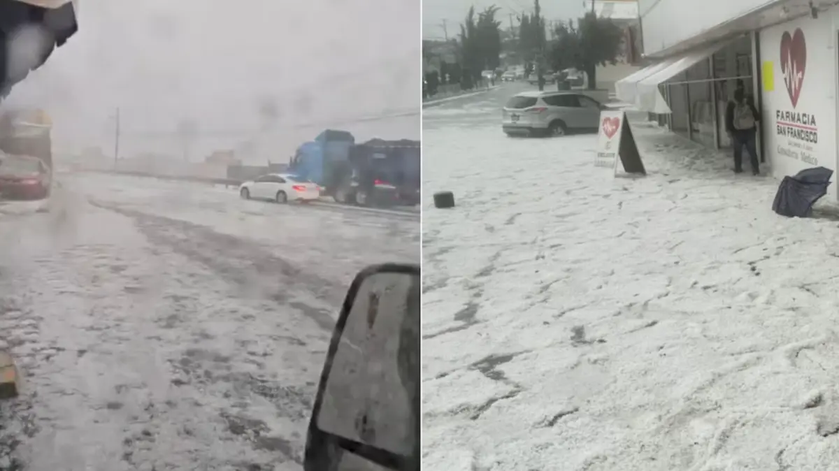  Fuertes lluvias y granizadas provocaron inundaciones y severas afectaciones viales en distintos municipios del Estado de México. 