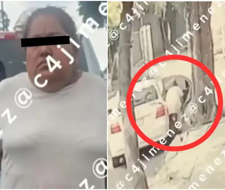 Mar&iacute;a "N" fue captada tirando el cuerpo de su novio en calles de la Gustavo A. Madero 