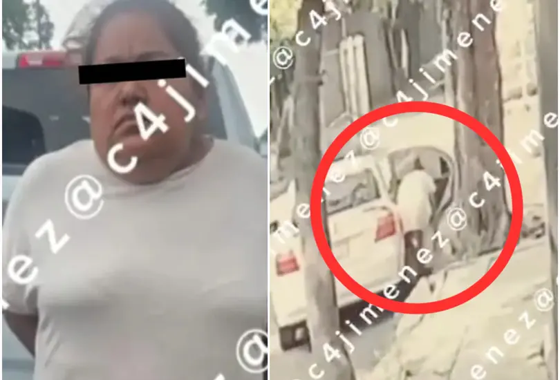 Videos de seguridad captaron el momento en que una mujer y su hermano abandonaron un cuerpo en calles de la Gustavo A. Madero.