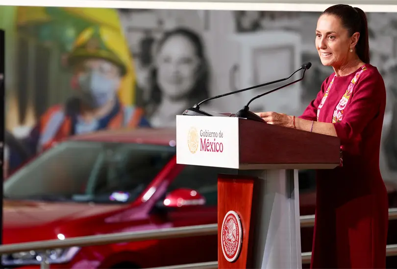 Sheinbaum anuncia que Chevrolet Aveo y Groove se fabricar&aacute;n en M&eacute;xico; GM invertir&aacute; mil mdd en Coahuila