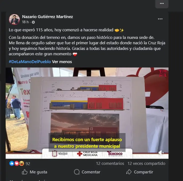 El contexto: una donación para la Cruz Roja Especial