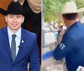 Mujer ba&ntilde;a de limonada a diputado "Lord Lamborghini" tras presunto acoso: "&iquest;Por qu&eacute; me besas?"