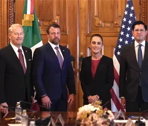 Sheinbaum y Markwayne Mullin acuerdan reforzar la cooperaci&oacute;n entre M&eacute;xico y EE.UU.
