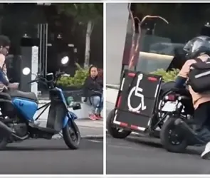 "Nada lo detiene": repartidor en silla de ruedas se vuelve viral; Italika y Ricardo Salinas quieren encontrarlo