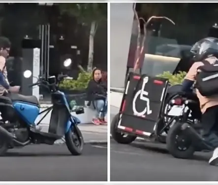 "Nada lo detiene": repartidor en silla de ruedas se vuelve viral; Italika y Ricardo Salinas quieren encontrarlo