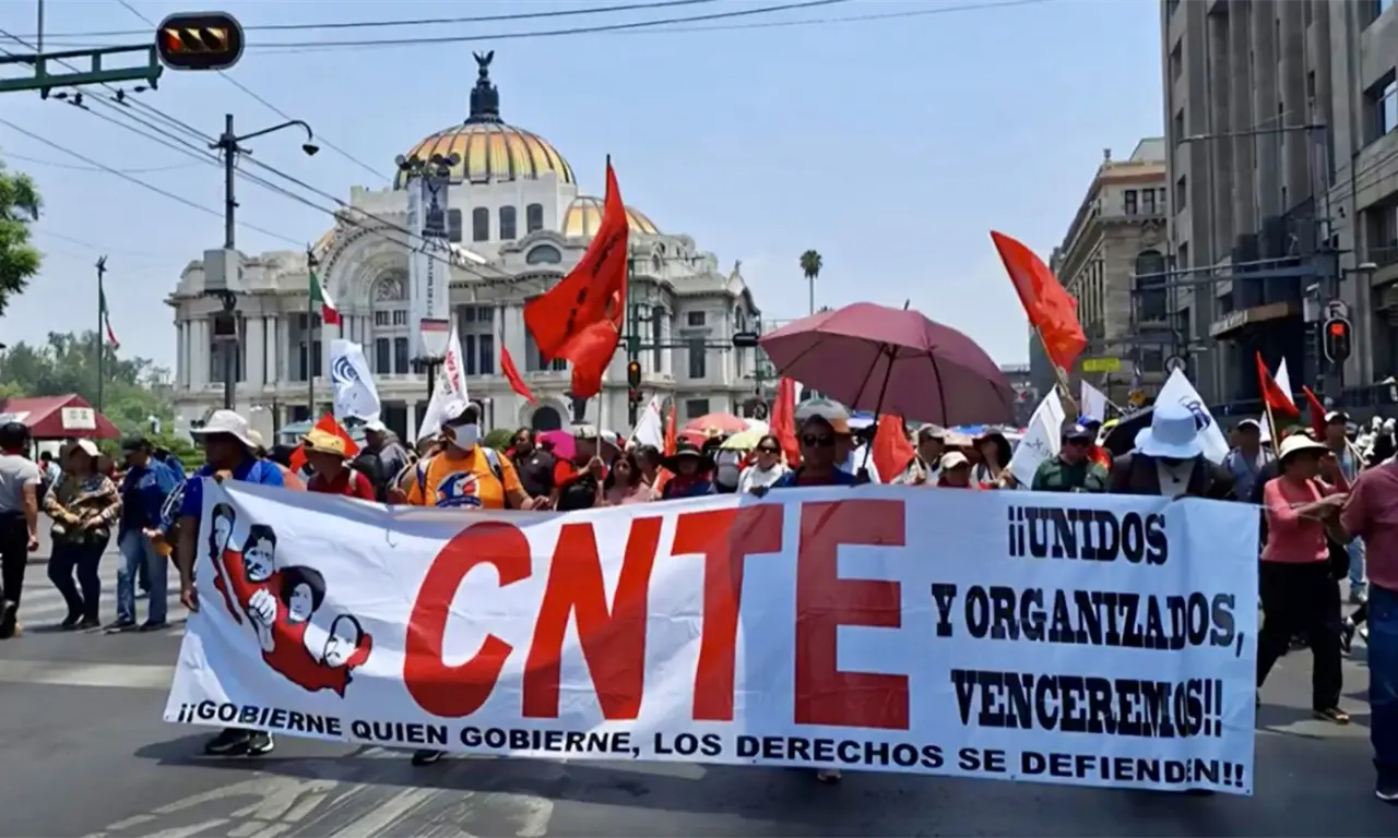  CNTE adelanta paro nacional y amenaza con paralizar la CDMX desde este domingo 