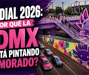 &iquest;Por qu&eacute; la CDMX se est&aacute; pintando de morado rumbo al Mundial?