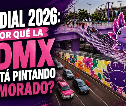 &iquest;Por qu&eacute; la CDMX se est&aacute; pintando de morado rumbo al Mundial?