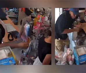 Violento asalto en Puerto Vallarta: apu&ntilde;alan a joven empleada dentro de una papeler&iacute;a