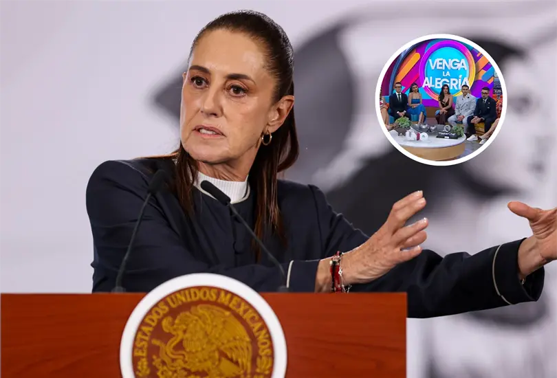 Sheinbaum responde a TV Azteca tras críticas en Venga la Alegría y Ventaneando. Sheinbaum responde a TV Azteca tras críticas en Venga la Alegría y Ventaneando.