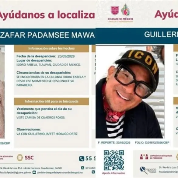 Zafar Mawani y Guillermo Hidalgo desaparecieron en Tlalpan tras abordar un taxi de aplicaci&oacute;n rumbo a La Marquesa