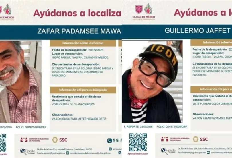 Familiares de Zafar y Guillermo alertaron sobre movimientos bancarios inusuales después de su desaparición. Familiares de Zafar y Guillermo alertaron sobre movimientos bancarios inusuales después de su desaparición.