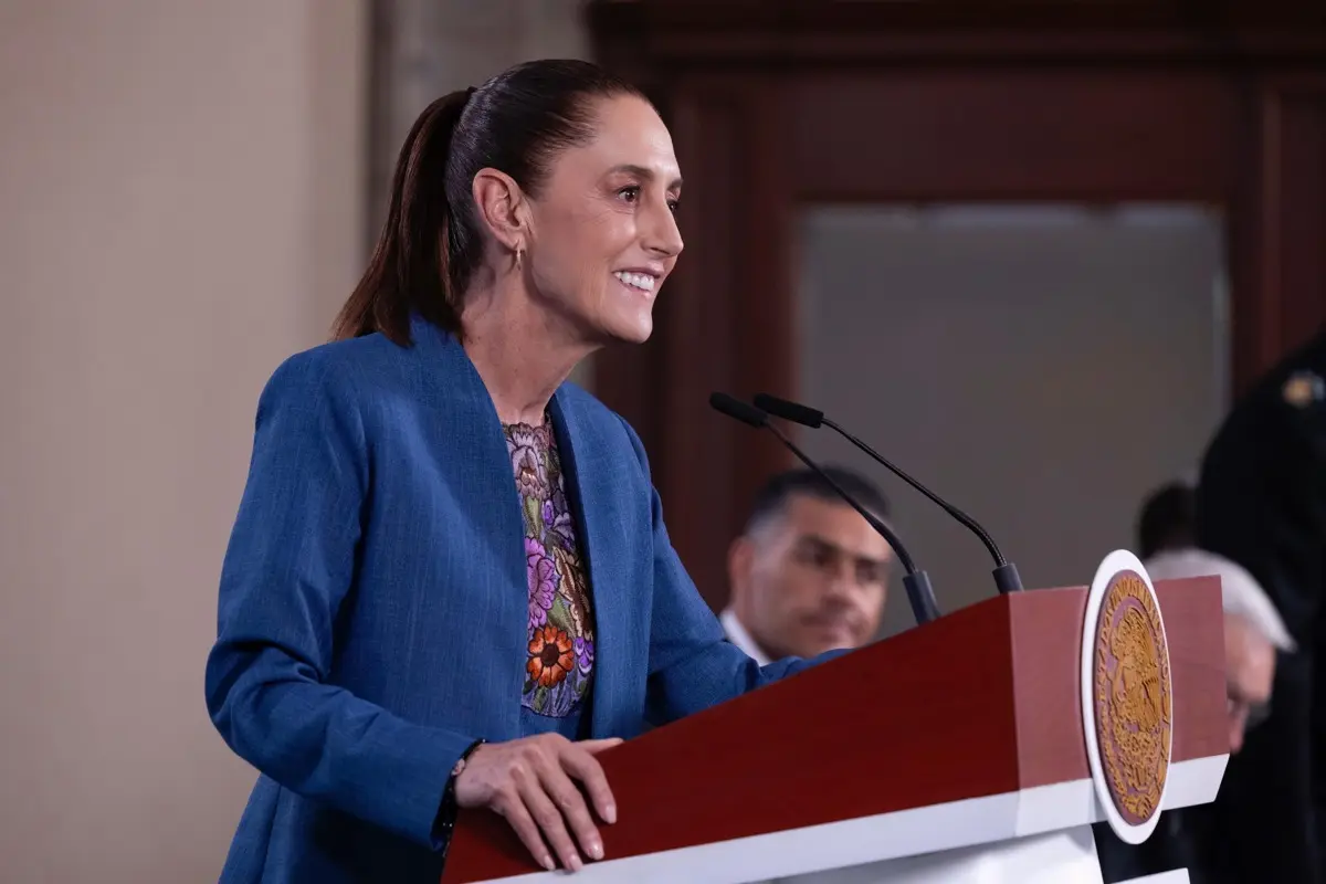 La mandataria se mostró satisfecha con la reducción de homicidios. Presidencia.