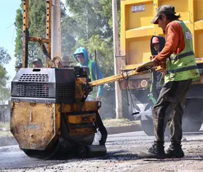 Gobierno de Puebla mantiene trabajos de bacheo en vialidades de San Jer&oacute;nimo Caleras