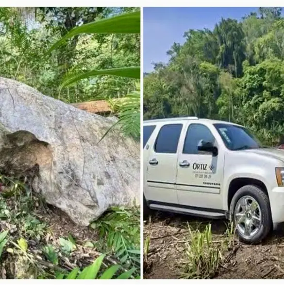Hombre muere aplastado por roca de más de dos toneladas en Veracruz, habitantes ayudaron a rescatar el cuerpo Hombre muere aplastado por roca de más de dos toneladas en Veracruz, habitantes ayudaron a rescatar el cuerpo