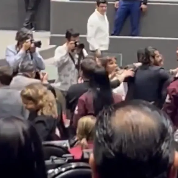 Difunden nuevo video de la pelea entre los diputados Zenyazen Escobar y Carlos Guti&eacute;rrez