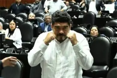 &iquest;Qui&eacute;n es Zenyazen Escobar, el diputado de Morena que ret&oacute; a golpes al legislador del PRI en el Congreso?