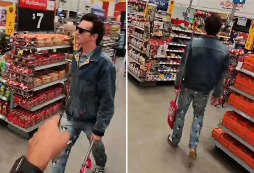 Captan a Drake Bell en un walmart Captan a Drake Bell en un walmart