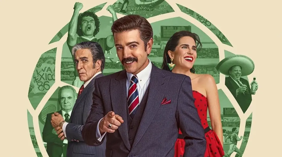  Diego Luna, Karla Souza y Memo Villegas protagonizan “México 86”, una película que retrata el lado menos conocido del futbol mexicano. 