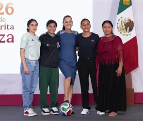 &iquest;Qui&eacute;nes son las j&oacute;venes que se ganaron los boletos para el Mundial que regal&oacute; Sheinbaum?