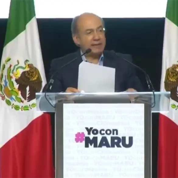 Calderón defiende guerra contra el narco y respalda a Maru Campos: México necesita más Marus y menos Rochas Calderón defiende guerra contra el narco y respalda a Maru Campos: México necesita más Marus y menos Rochas