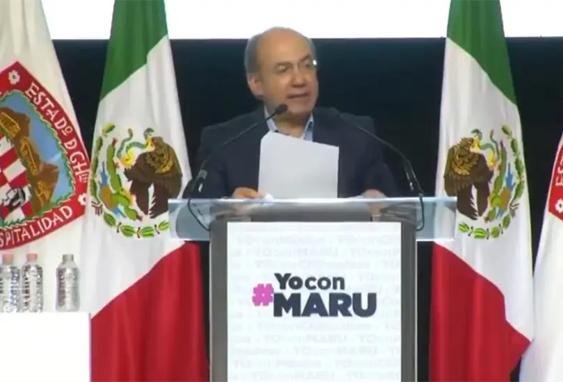 Calder&oacute;n defiende guerra contra el narco y respalda a Maru Campos: M&eacute;xico necesita m&aacute;s Marus y menos Rochas