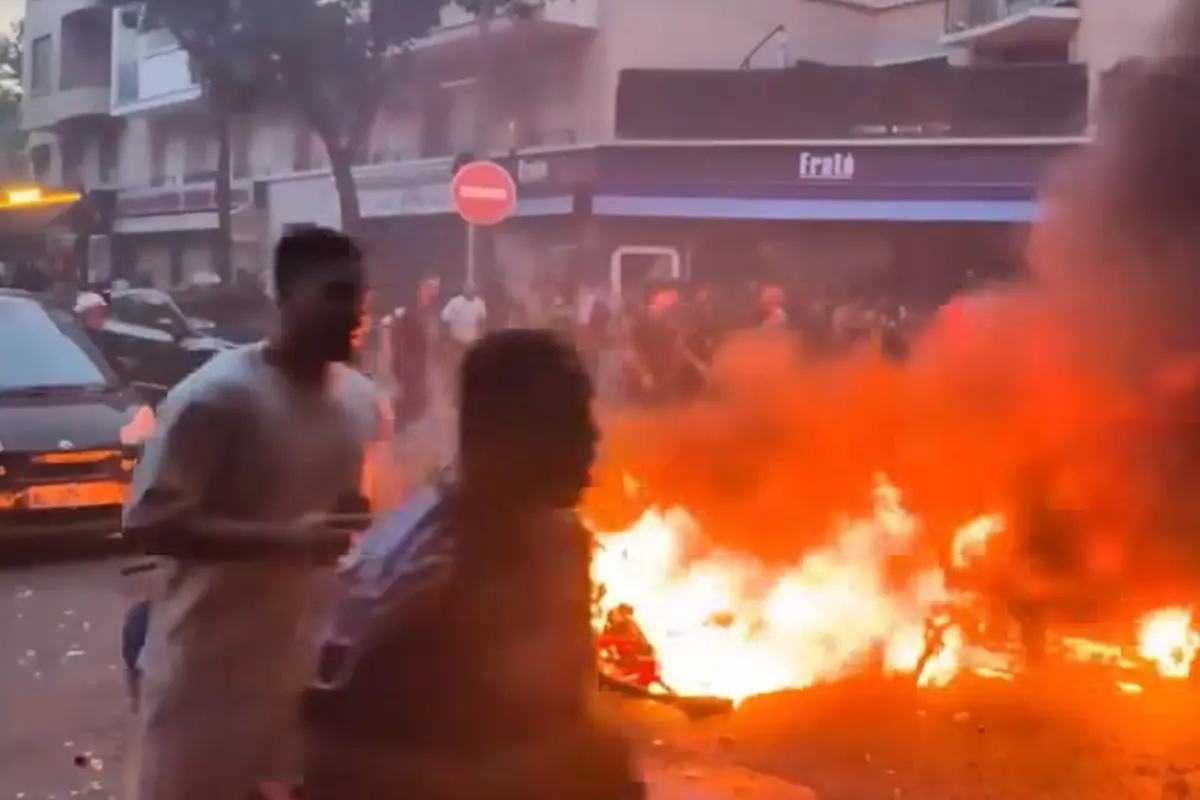  Así se desató el caos en París tras la Champions del PSG 