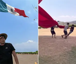 Influencer El Tuffy se disculpa tras pol&eacute;mico video con la Bandera de M&eacute;xico en Iguala: Video fue tergiversado