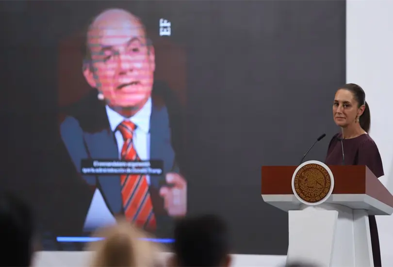 Sheinbaum cuestiona: &iquest;Qui&eacute;n dise&ntilde;&oacute; la guerra contra el narco?