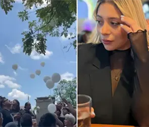 "Ay mi yaquesita que quise mucho": As&iacute; fue el emotivo adi&oacute;s a Paola M&aacute;rquez entre m&uacute;sica y globos blancos