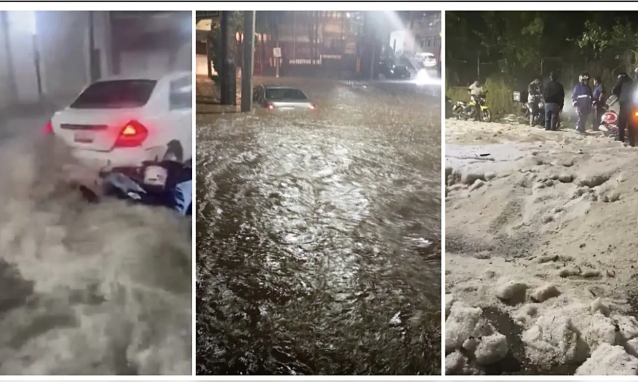  Cuajimalpa entra en Alerta Púrpura por inundaciones, granizo y tormenta eléctrica | VIDEOS 
