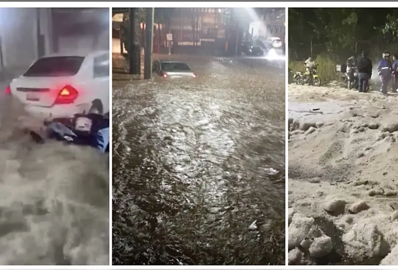 Cuajimalpa entra en Alerta P&uacute;rpura por inundaciones, granizo y tormenta el&eacute;ctrica | VIDEOS