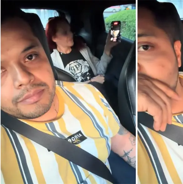 La Supermana amedrenta a conductor de InDrive para no pagar el viaje completo