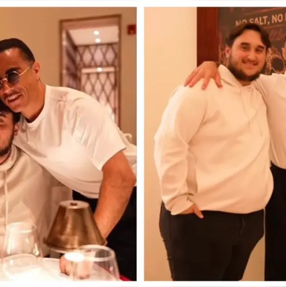 Hijo de AMLO y Beatriz Guti&eacute;rrez M&uuml;ller asiste a inauguraci&oacute;n del exclusivo Nusr-Et Steakhouse en CDMX